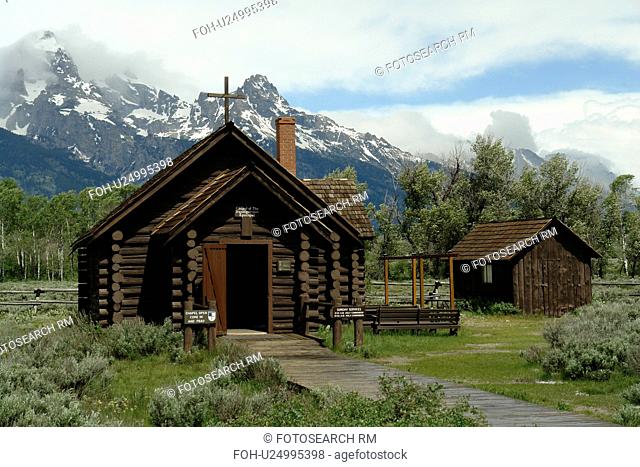 Grand Teton National Park, WY, Wyoming, Moose Junction, Chapel of the Transfiguration