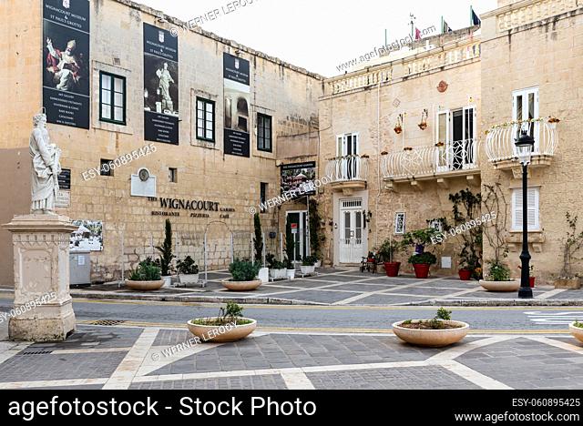Rabat, Malta: Inner court of the Wignacourt museum