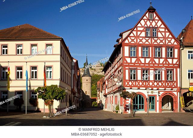 Germany, Bavaria, Lower Franconia, 'Karlstadt am Main' (town)