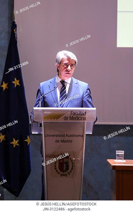 September 7, 2018 - Madrid, Spain - The president of the Community of Madrid, Ángel Garrido, accompanied by the Minister of Education and Research