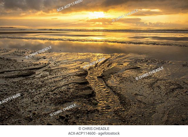 Agate Beach sunset, , Haida Gwaii, formerly known as Queen Charlotte Islands, British Columbia, Canada