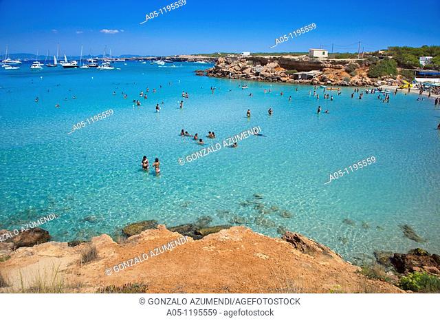 Cala Saona. Formentera. Balearic Islands. Spain