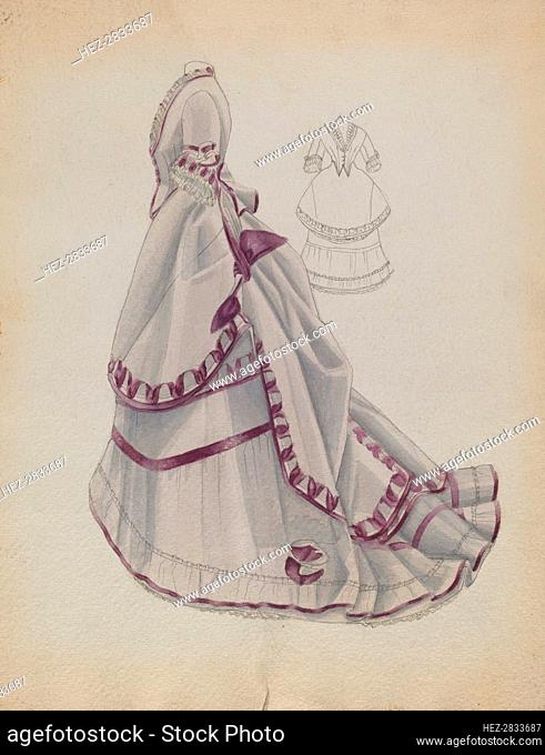 Dress, 1935/1942. Creator: Bessie Forman