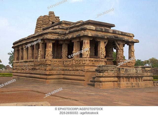 Durga temple, Aihole, Bagalkot, Karnataka, India. The Galaganatha Group of temples