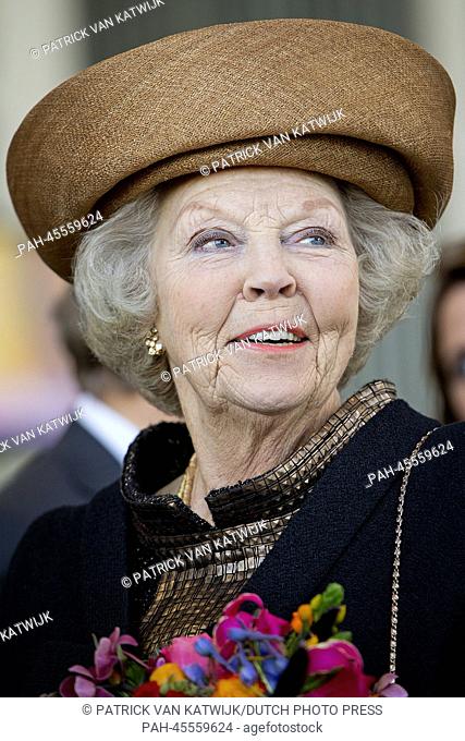 Princess Beatrix of the Netherlands attends the 135th anniversary of the royal society Het Friesche Paarden-Stamboek in Leeuwarden, The Netherlands