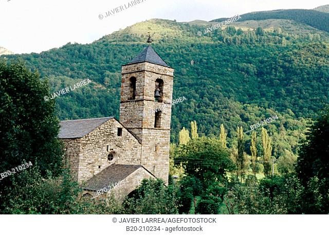 Iglesia de Sant Feliu. Barruera. Vall de Boí. Lleida province. Spain