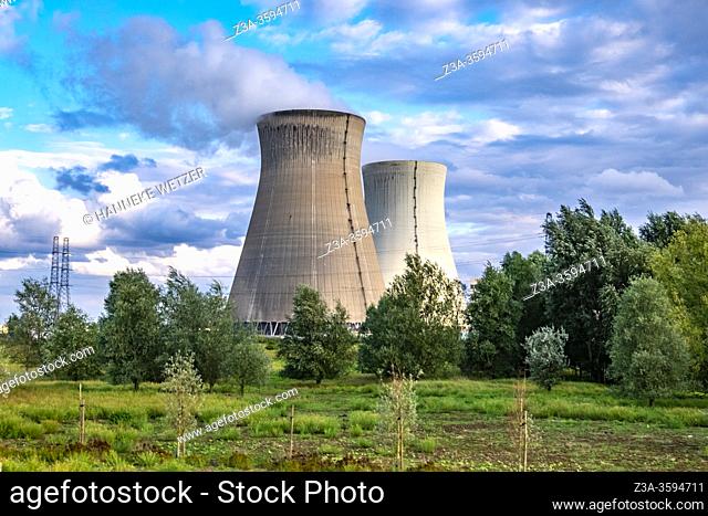 Doel Nuclear Power Station, Flemish province of East Flanders, Belgium, Europe