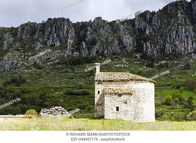 chapel Escragnolles, Provence, France