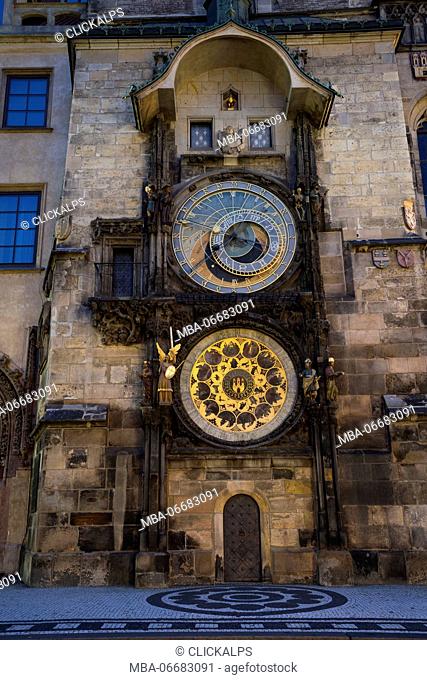 Prague, Czech Republic the famous Prague Astronomical Clock