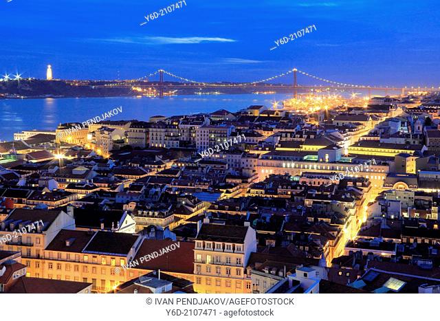 Lisbon at Night, Portugal