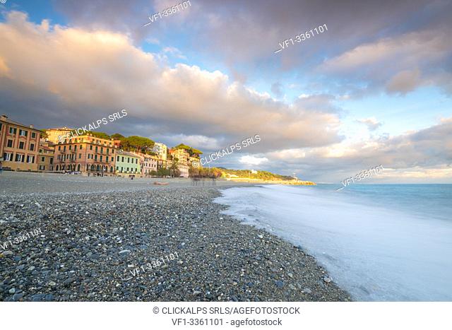 Promenade of Celle Ligure, Province of Savona, Liguria, Italy