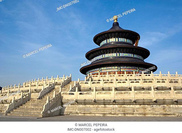 China, Beijing, temple of heaven, hall of prayers for good harvest