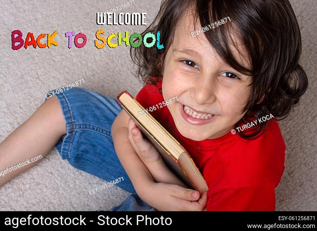 Back to school wording as educational concept