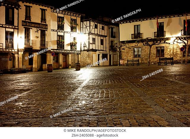 The town of Covarrubias, Burgos, Spain