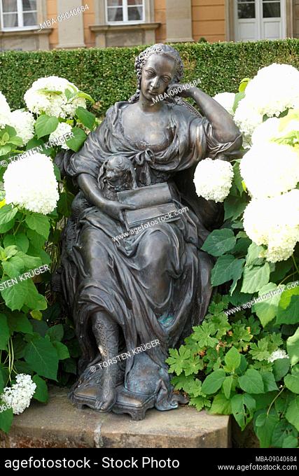 Monument Margravine Wilhelmine, Bayreuth, Bavaria, Germany, Europe