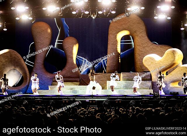 Roskilde, Denmark. 29th, June 2023. The American rapper Lil Nas X performs a live concert during the Danish music festival Roskilde Festival 2023 in Roskilde