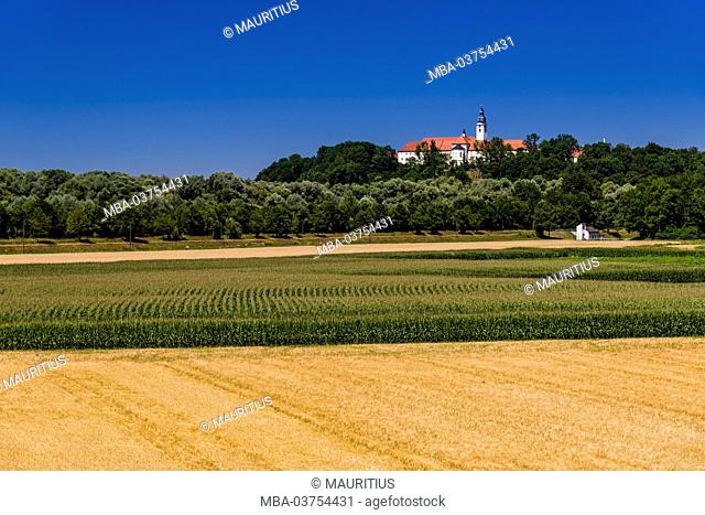 Germany, Bavaria, Upper Bavaria, Inntal, Wasserburger Land (district), Wasserburg am Innn, district Attel, Attel Abbey