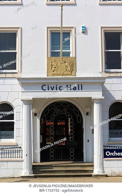 The Civic Hall, Rother Street, Stratford-upon-Avon, Warwickshire, England, United Kingdom, Europe