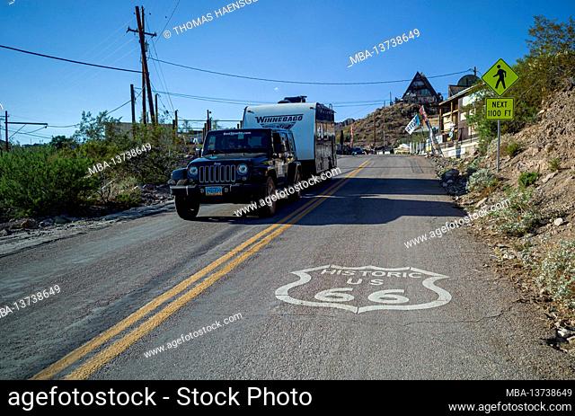 Outman, Arizona, USA. The old gold mine village near the Route 66