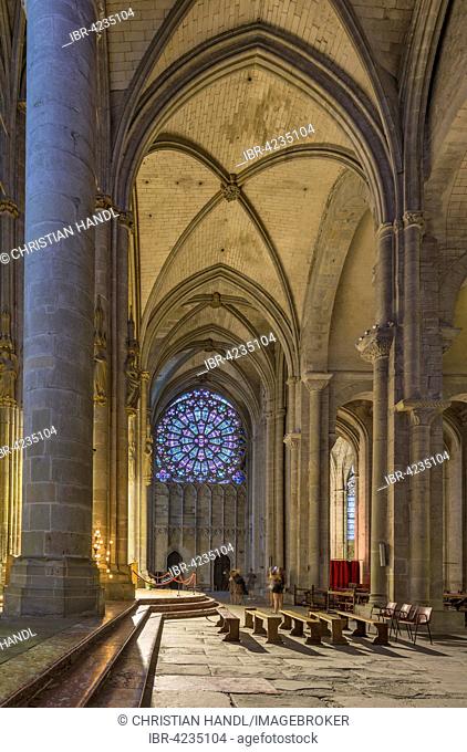 Basilica St Nazaire and St Celse, Carcassonne, Languedoc-Roussillon, France
