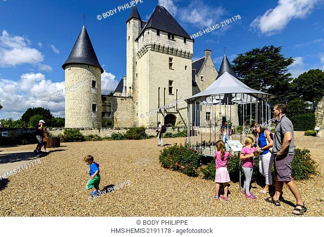 France, Indre et Loire, Loire Valley, listed as World Heritage by UNESCO, Lemere, Rivau castle 15th century, Again and again (2009) the artist Ardouvin