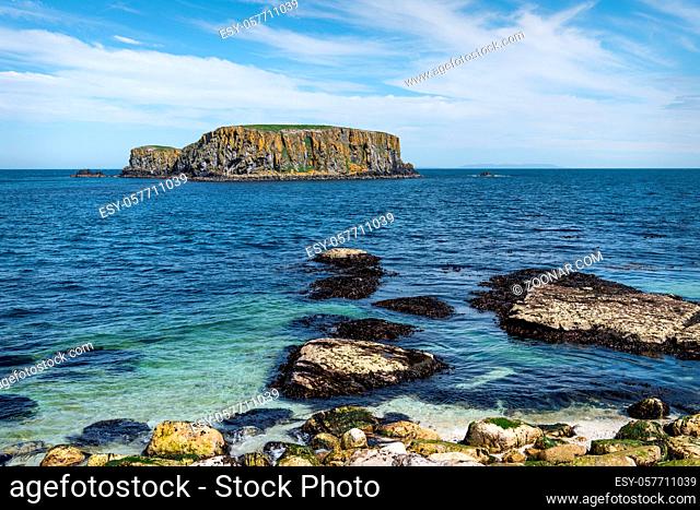 Sheep Island, Carrick-a-Rede, Ballintoy, Co Antrim, Northern Ireland