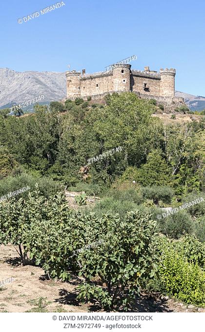 Castillo de los duques de Alburquerque. Mombeltrán. Barranco de las cinco villas. Valle del Tiétar. Provincia de Ávila, Castile-Leon, Spain