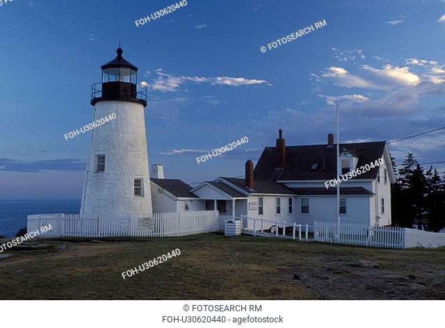 lighthouse, Pemaquid Point, ME, Maine, Pemaquid Area, Pemaquid Point Lighthouse at Lighthouse Park on Pemaquid Point