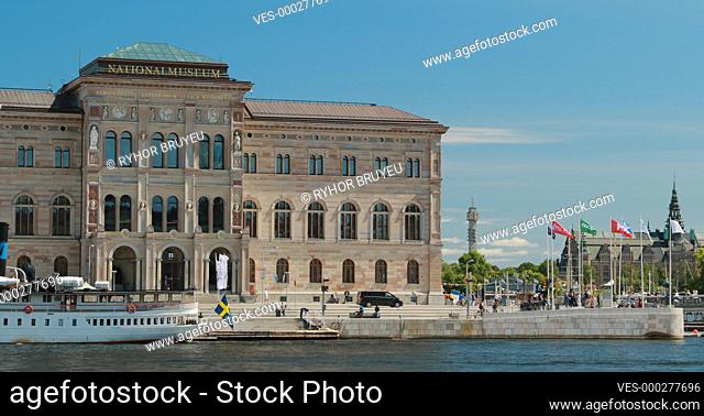 Stockholm, Sweden. National Museum Of Fine Arts Is The National Gallery Of Sweden, Located On The Peninsula Blasieholmen