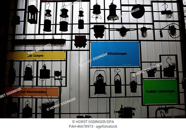 Different lamps are on display at the German Mining Museum in Bochum, Germany, 21 February 2014. The museum is one of the most important mining museums in the...