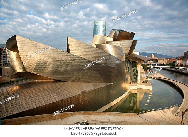 Guggenheim museum, Bilbo-Bilbao, Biscay, Basque Country, Spain
