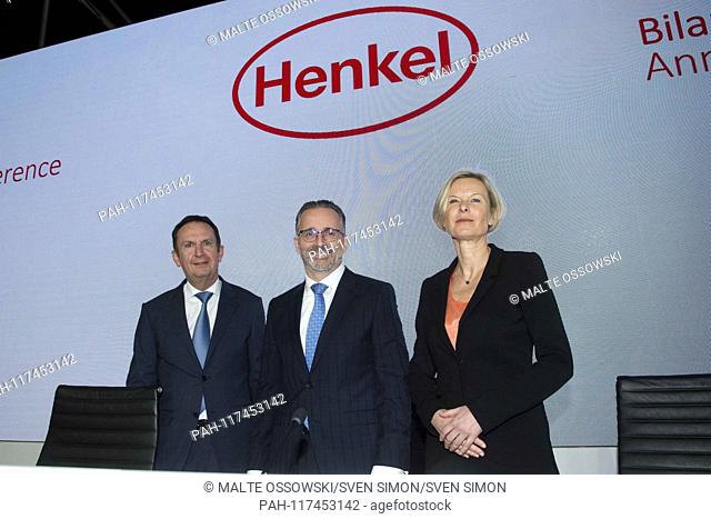 from left: Hans Van BYLEN, Henkel AG & Co. KGaA, CEO, Carsten KNOBEL, Member of the Management, Chief Financial Officer, Procurement & Integrated Business...
