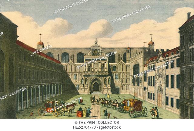 'A View of the Guildhall of the City of London', c1750s, (early 19th century), (1948). Creator: Unknown