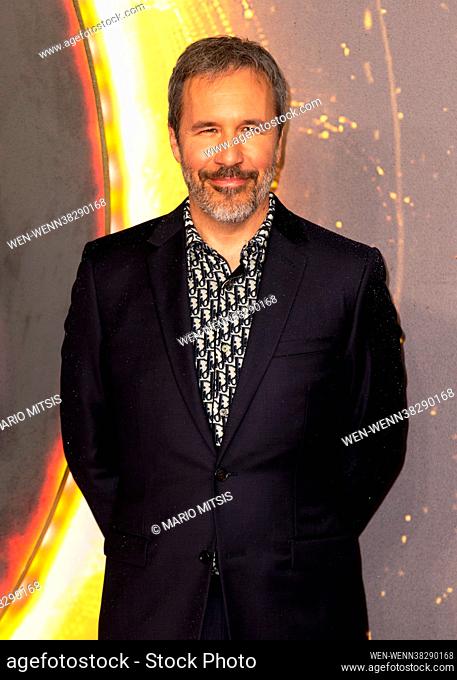 The UK Special Screening of 'Dune' held at the Odeon Luxe, Leicester Square - Arrivals Featuring: Denis Villeneuve Where: London