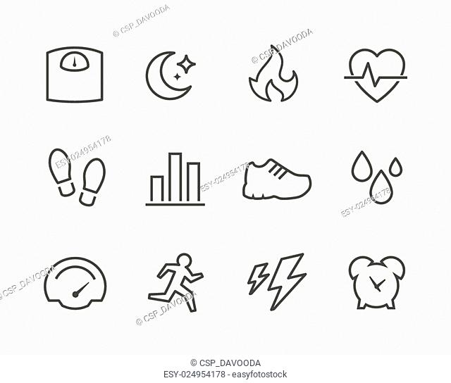 Activity Tracking Icons