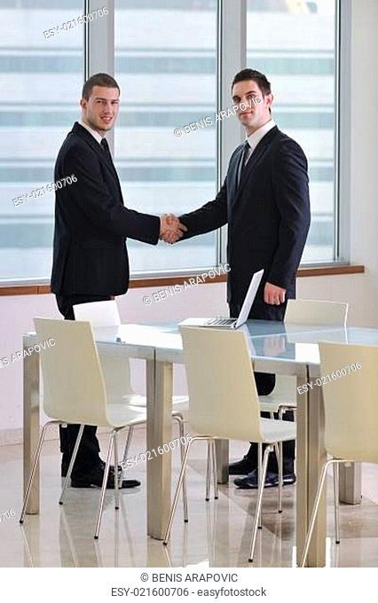 handshake on business meeting
