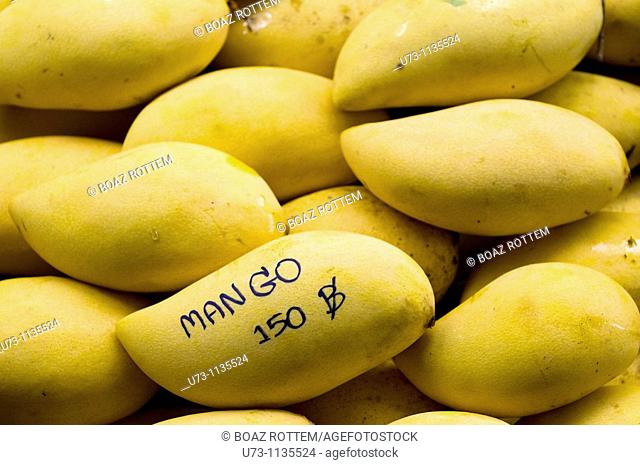 Mango sold in the market for 150 bhat a kg