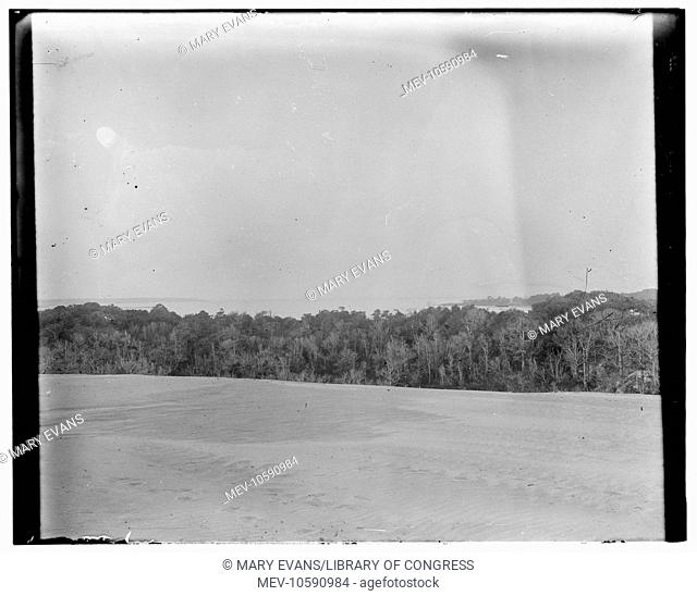 View of Kitty Hawk, North Carolina, which includes the bay, photographed by the Wright brothers in the vicinity of their 1900 camp