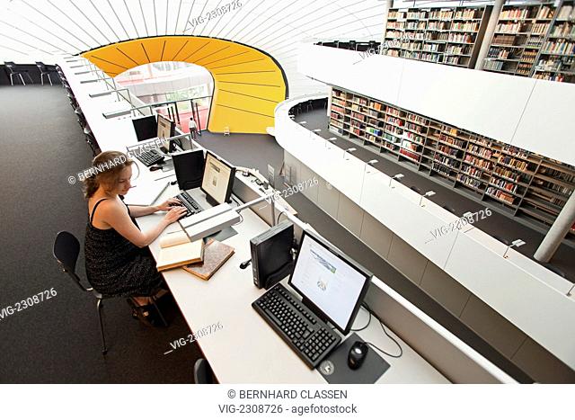 New Philologische Bibliothek ( Philological Library ) of the Freie Universität Berlin ( FU Berlin ), designed by Norman Foster