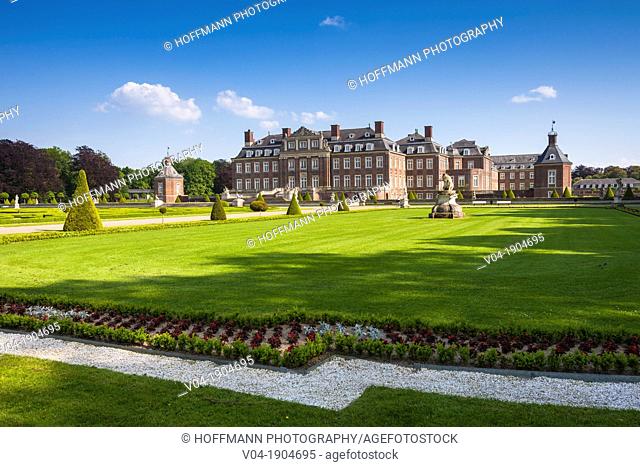 The picturesque castle of Nordkirchen, Nordkirchen, North Rhine-Westphalia, Germany, Europe