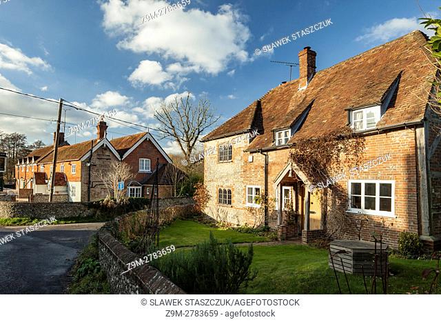 Meonstoke village, Hampshire, England