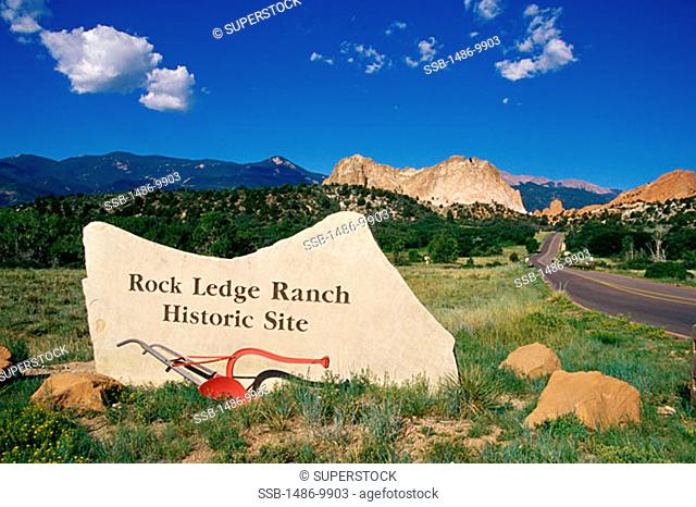 Rock Ledge Ranch Historic Site Colorado Springs Colorado USA