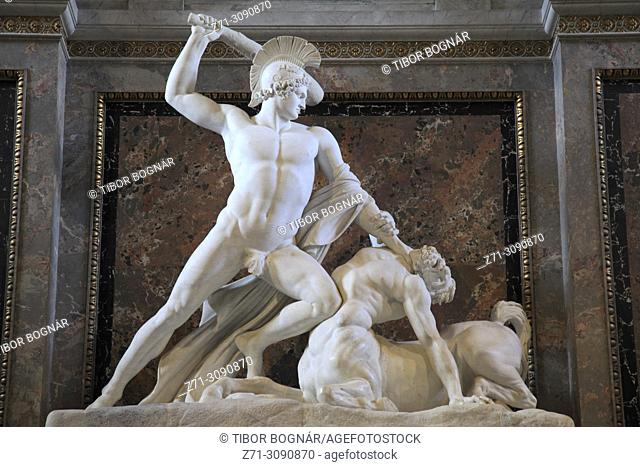 Austria, Vienna, Kunsthistorisches Museum, Museum of Fine Arts, Theseus Defeats the Centaur, by Antonio Canova,