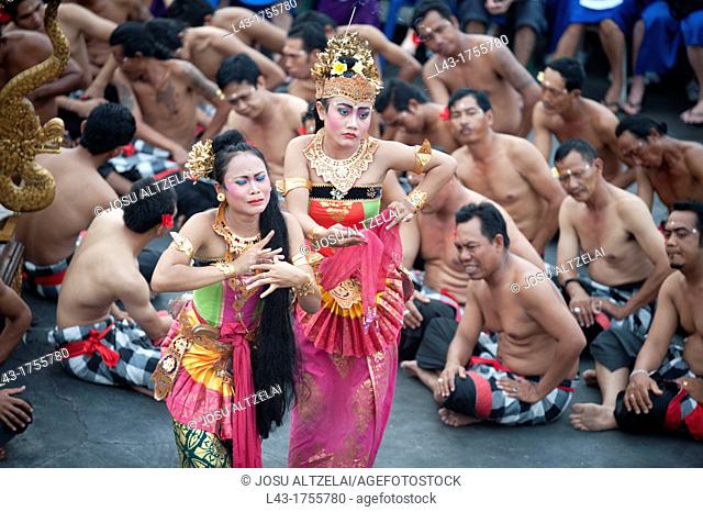Kecak dance in bali island, indonesia, southeast Asia