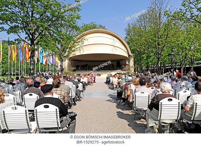 Music pavilion, Kurhaus, Baden-Baden, Baden-Wuerttemberg, Germany, Europe