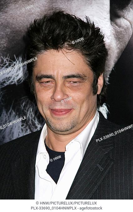 Benicio del Toro 02/09/10 ""Wolfman"" Premiere @ Arclight Cinemas, Hollywood Photo by Ima Kuroda/HNW / PictureLux (February 9, 2010)