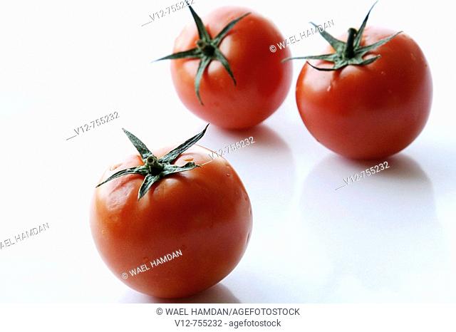 Isolated Tomatoes fruit