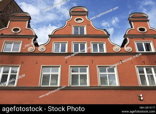 Gable House; Wismar; Mecklenburg-Western Pomerania; Germany