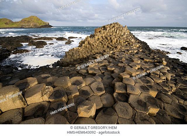 United Kingdom, Northern Ireland, Antrim county, Giant's Causeway listed as World Heritage by UNESCO