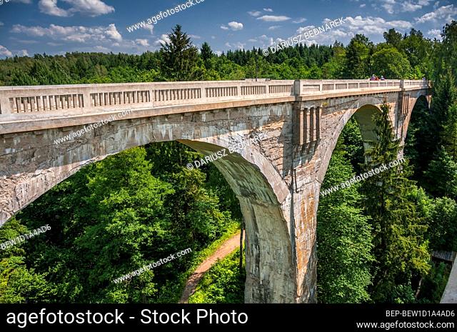 Stanczyki Bridges. Stanczyki, Warmian-Masurian Voivodeship, Poland